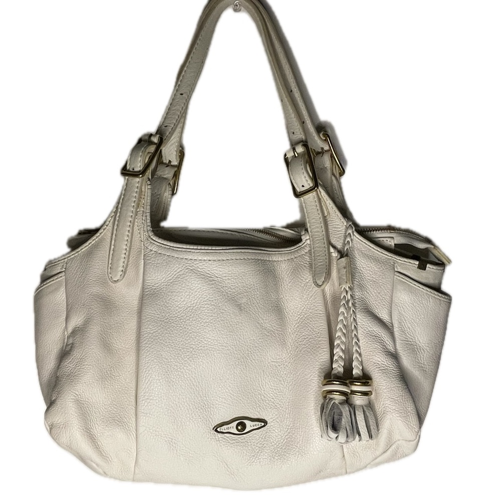 Euc Elliot Lucca Hobo Cream Crossbody/Shoulder Ba… - image 1